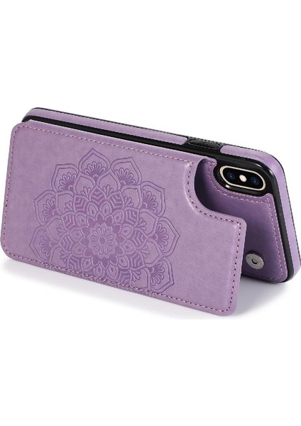 IPhone Xs Max Desen Çiçek Kabartmalı Pu Için Kart Tutucu Kılıf ile Cüzdan (Yurt Dışından) fiyatları