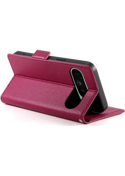 Google Piksel 9 Iş Çevirme Günlük Kullanım Cüzdan Kart Yuvaları Için Flip Case (Yurt Dışından)