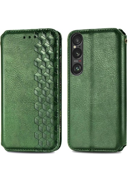 Sony Xperia 1 Vı Için Flip Case Deri Kılıf Kapak Kapak Cüzdan Fonksiyonu (Yurt Dışından)