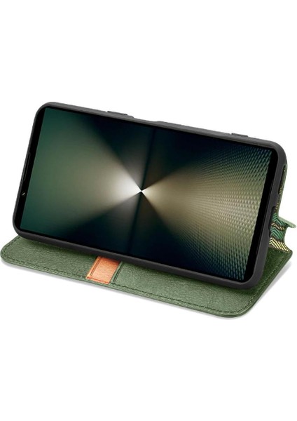 Sony Xperia 1 Vı Için Flip Case Deri Kılıf Kapak Kapak Cüzdan Fonksiyonu (Yurt Dışından)