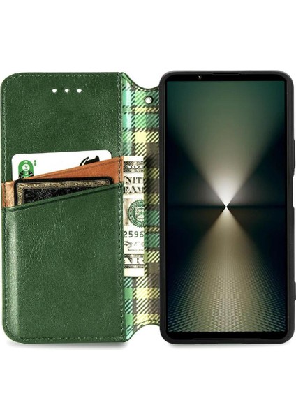 Sony Xperia 1 Vı Için Flip Case Deri Kılıf Kapak Kapak Cüzdan Fonksiyonu (Yurt Dışından)