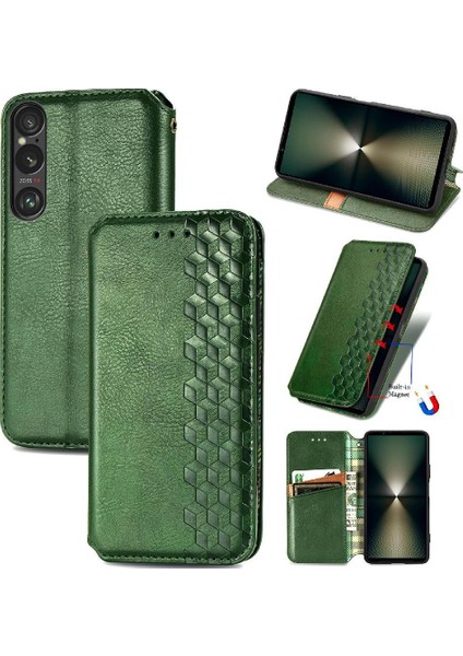 Sony Xperia 1 Vı Için Flip Case Deri Kılıf Kapak Kapak Cüzdan Fonksiyonu (Yurt Dışından)