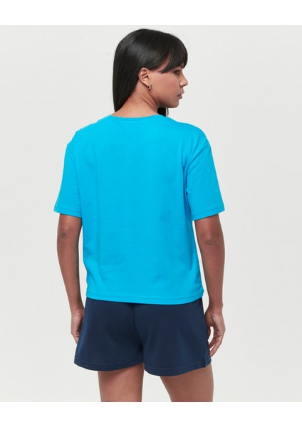 Penyepamuklu Kısa Kollu Baskılı Kadın Şortlu Yazlık Pijama Takımı