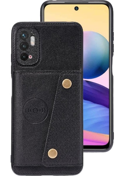 Cüzdan Kılıf Xiaomi Redmi Için Not 10 5g Kart Tutucu Darbeye Koruyucu (Yurt Dışından)