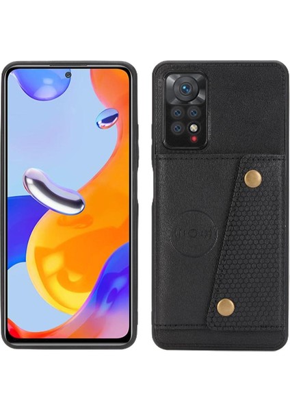 Cüzdan Durumda Xiaomi Redmi Not 11 4g Buit Demir Cüzdan Kılıf Kickstand (Yurt Dışından)