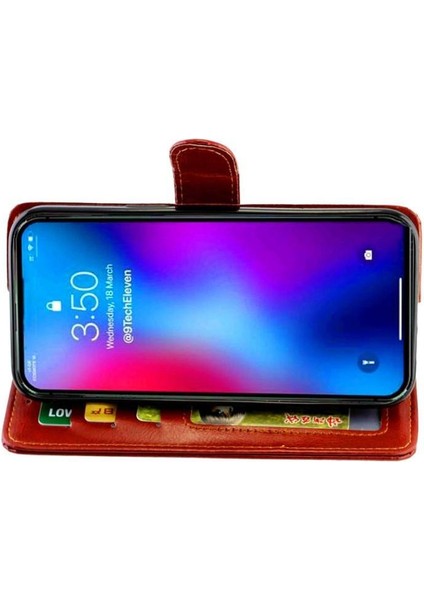 IPhone 12 Için Flip Case Pro Max Darbeye Pu Deri Manyetik Kapatma (Yurt Dışından)