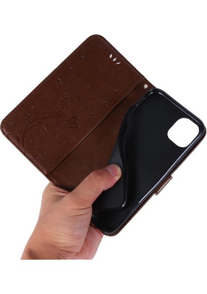 IPhone 11 Için Filp Durumda Kart Tutucu Manyetik Kapatma Pu Deri Kickstand (Yurt Dışından) fiyatları