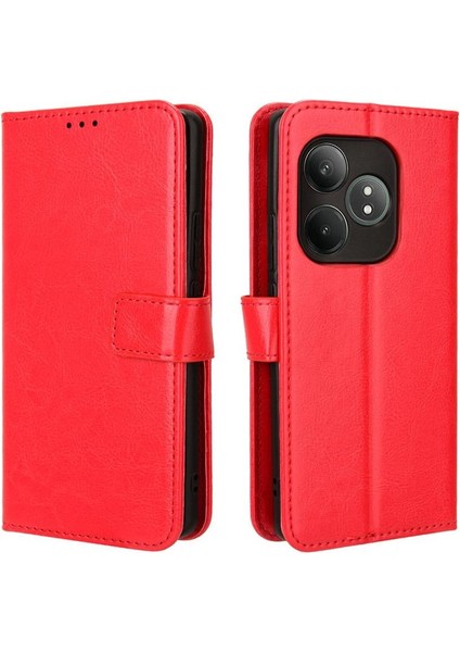 Realme Gt Neo 6 Flip Kapak Için Kılıf Kart Tutucu Manyetik Cüzdan (Yurt Dışından)