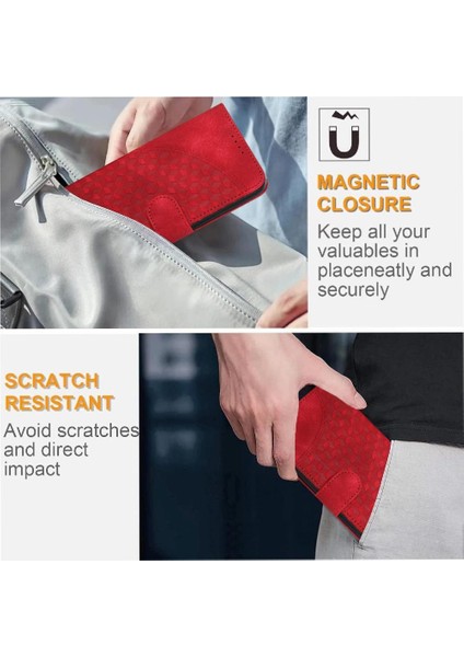Realme 12 5g Flip Iş Pu Deri Flip Kapak Için Flip Case Geometrik (Yurt Dışından) indirimleri
