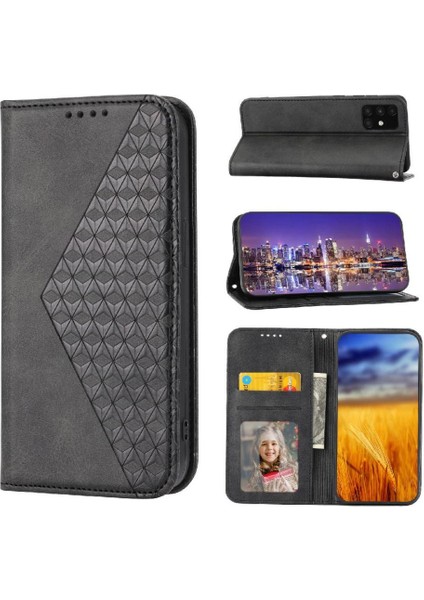 Samsung Galaxy A71 4g Standı Eşkenar Dörtgen Şekli Cüzdan Günlük Kullanım Için Flip Case (Yurt Dışından)