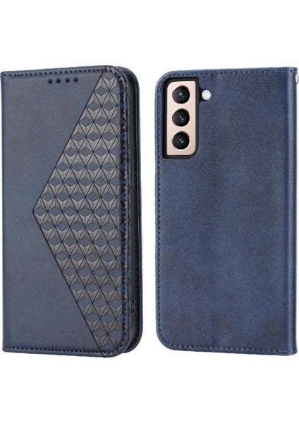 Samsung Galaxy S21 Artı El Kayışı Günlük Kullanım Standı Eşkenar Dörtgen Için Flip Case (Yurt Dışından)