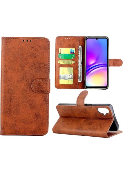 Samsung Galaxy A05 Için Filp Durumda Manyetik Kapatma Kart Tutucu Tam Pu (Yurt Dışından) indirimleri