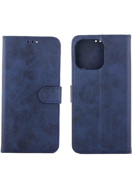 IPhone 15 Için Filp Durumda Pro Max Kickstand Pu Deri Kart Tutucu Manyetik (Yurt Dışından)