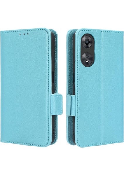 Oppo A78 5g Pu Deri Manyetik Kart Yuvaları Tutucu Cüzdan Tarafı Için Kılıf (Yurt Dışından)
