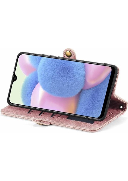 Samsung Galaxy A30S Flip Kapak Için Flip Case Basit Iş Cüzdan Kılıf (Yurt Dışından) modelleri