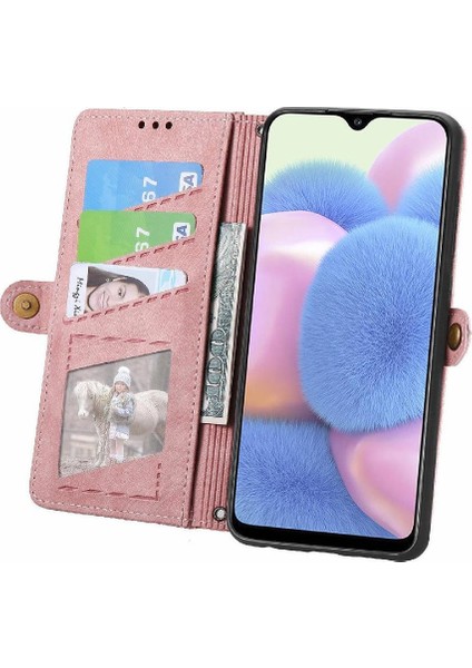Samsung Galaxy A30S Flip Kapak Için Flip Case Basit Iş Cüzdan Kılıf (Yurt Dışından) fırsatları