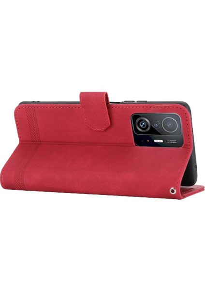 Xiaomi 11T/11T Pro Bileklik Premium Manyetik Kapatma Nakit Için Flip Case (Yurt Dışından)