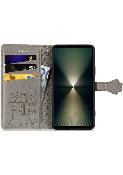 Sony Xperia 1 Vı Karikatür Hayvanlar Için Flip Case Deri Kılıf Kapak Çevirin (Yurt Dışından) modelleri