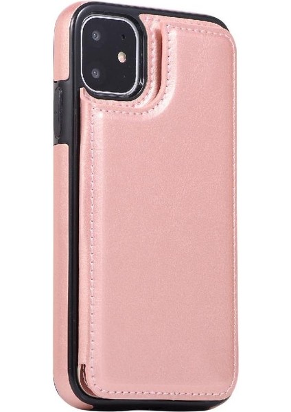 Kart Tutucu Çift ile IPhone 11 Pu Deri Kickstand Için Cüzdan Kılıf (Yurt Dışından) fırsatları