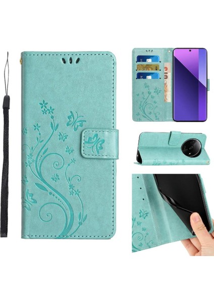 Xiaomi Redmi A3 Bilek Kayışı Için Kickstand Durumda Kart Tutucu Pu Deri (Yurt Dışından)