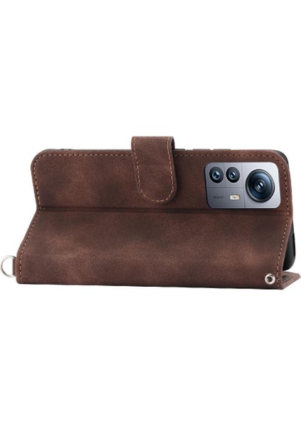 Xiaomi 11T/11T Pro Için Flip Case Darbeye Bileklik Kabartmalı Çoklu (Yurt Dışından)
