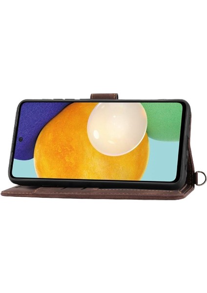Xiaomi 11T/11T Pro Için Flip Case Darbeye Bileklik Kabartmalı Çoklu (Yurt Dışından)