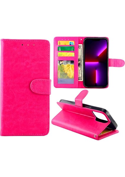IPhone 13 Için Flip Case Pro Max Kart Tutucu Pu Deri Darbeye Kapatma (Yurt Dışından)