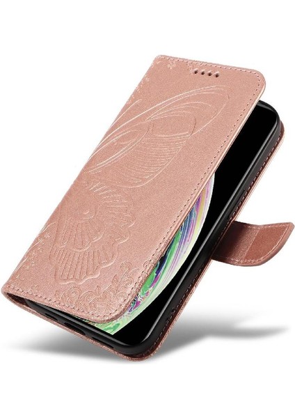 Kredi Kartı Yuvası ile IPhone Xs Max Için Flip Case Ayrılabilir El Kayışı (Yurt Dışından)