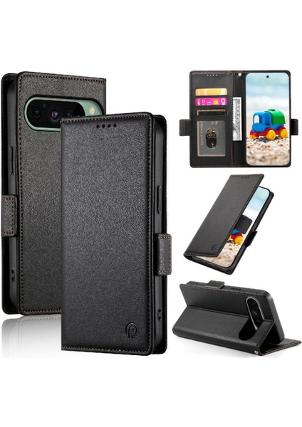Google Piksel 9 Iş Çevirme Günlük Kullanım Cüzdan Kart Yuvaları Için Flip Case (Yurt Dışından)