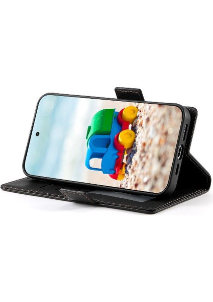 Google Piksel 9 Iş Çevirme Günlük Kullanım Cüzdan Kart Yuvaları Için Flip Case (Yurt Dışından)