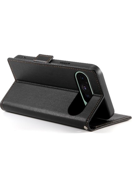 Google Piksel 9 Iş Çevirme Günlük Kullanım Cüzdan Kart Yuvaları Için Flip Case (Yurt Dışından)