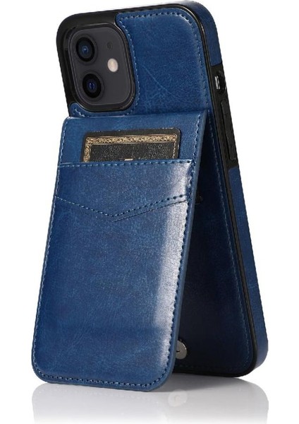 IPhone 12 Manyetik Toka Kickstand Premium Deri ile Uyumlu (Yurt Dışından) fırsatları