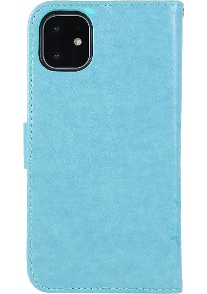 IPhone 11 Için Filp Durumda Kart Tutucu Manyetik Kapatma Pu Deri Kickstand (Yurt Dışından) modelleri