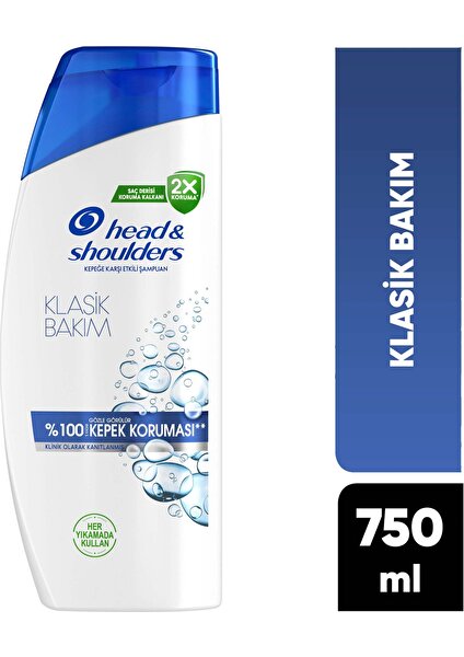 Head & Shoulders Klasik Bakım Kepek Karşıtı 750ML Günlük Kullanım Şampuan