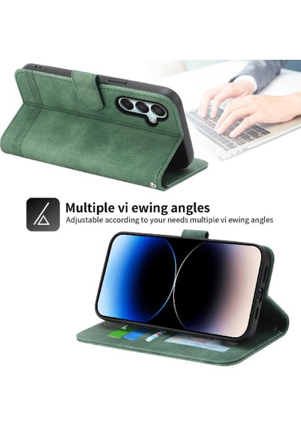 Samsung Galaxy Flip Manyetik Kapatma Nakit Cep Bileklik Için Flip Case (Yurt Dışından)