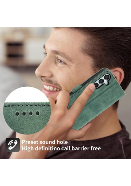 Samsung Galaxy Flip Manyetik Kapatma Nakit Cep Bileklik Için Flip Case (Yurt Dışından)