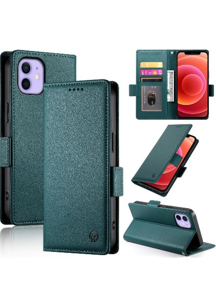 IPhone 12 Cüzdan Günlük Kullanım Için Flip Case Kart Yuvaları Flip Iş (Yurt Dışından) modelleri