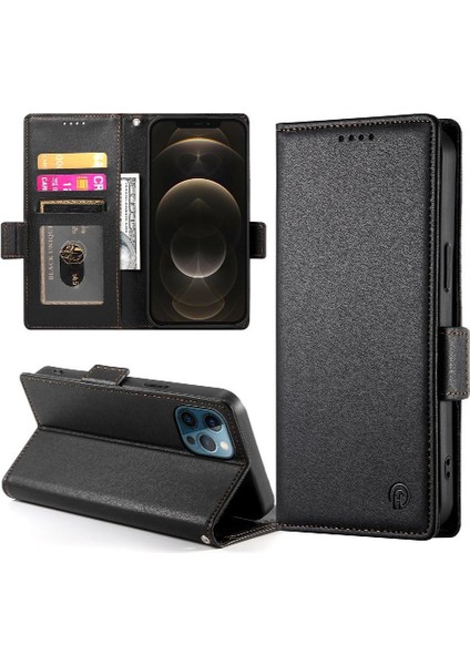 IPhone 12 Için Flip Case Pro Max Günlük Kullanım Flip Cüzdan Kartvizit Yuvaları (Yurt Dışından) modelleri