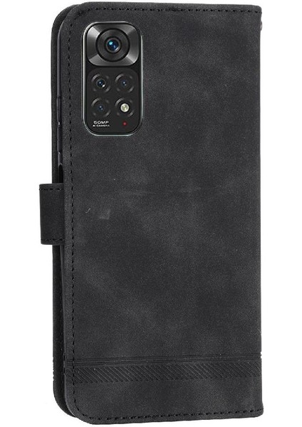 Xiaomi Redmi Not 11 Için Flip Case 4g Premium Manyetik Kapatma Bileklik (Yurt Dışından)