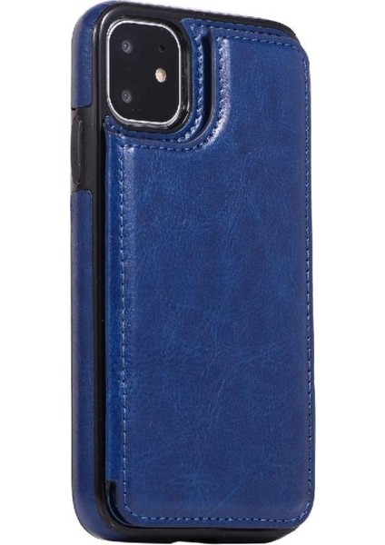 Kart Tutucu Çift ile IPhone 11 Pu Deri Kickstand Için Cüzdan Kılıf (Yurt Dışından) fırsatları