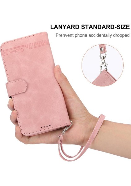 IPhone 14 Için Flip Case Artı Premium Kart Yuvaları Manyetik Kapatma Nakit (Yurt Dışından)