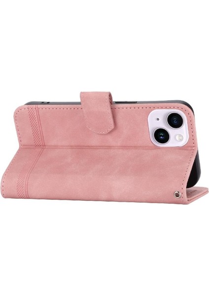 IPhone 14 Için Flip Case Artı Premium Kart Yuvaları Manyetik Kapatma Nakit (Yurt Dışından)