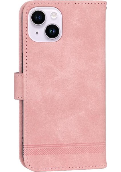 IPhone 14 Için Flip Case Artı Premium Kart Yuvaları Manyetik Kapatma Nakit (Yurt Dışından)