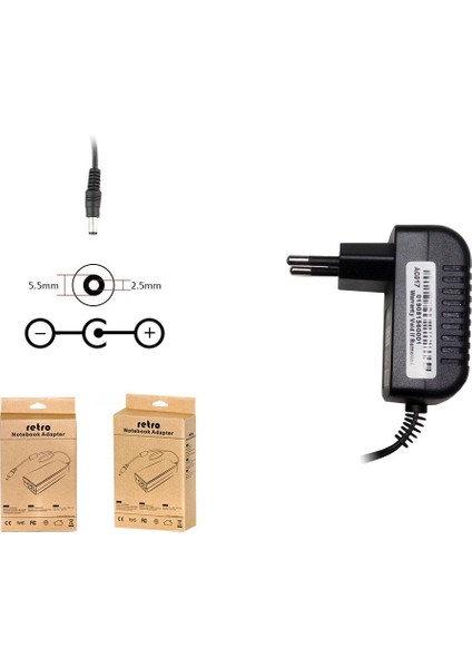 A-AC017 25V 600MA 15W Switch-Mode (Smps) Adaptör Rp