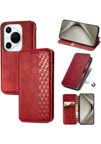 Huawei Pura 70 Pro Için Flip Case Kapak Zarif Iş Cüzdan (Yurt Dışından)