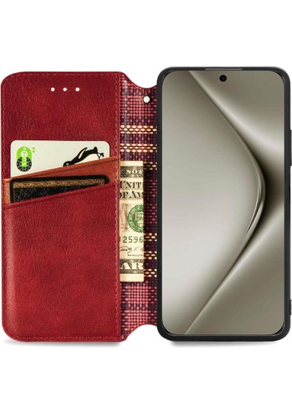 Huawei Pura 70 Pro Için Flip Case Kapak Zarif Iş Cüzdan (Yurt Dışından)