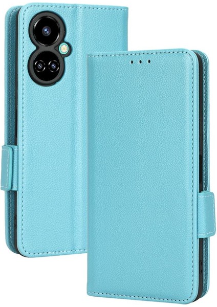 Tecno Camon 19 Cüzdan Kart Yuvaları Için Kılıf Tutucu Pu Deri Yan Toka (Yurt Dışından) fiyatları