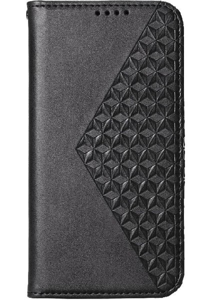 IPhone 15 Için Flip Case Pro El Kayışı Günlük Kullanım Eşkenar Dörtgen Şekli Standı Cüzdan (Yurt Dışından) indirimleri