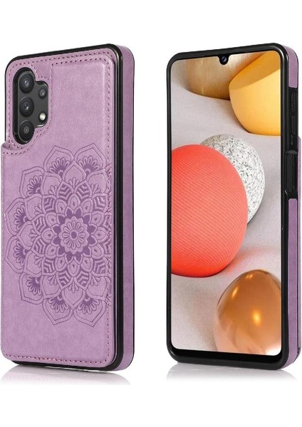 Samsung Galaxy A32 5g Desen Çiçek Flip Için Kart Tutucu Kılıf ile Cüzdan (Yurt Dışından) fırsatları