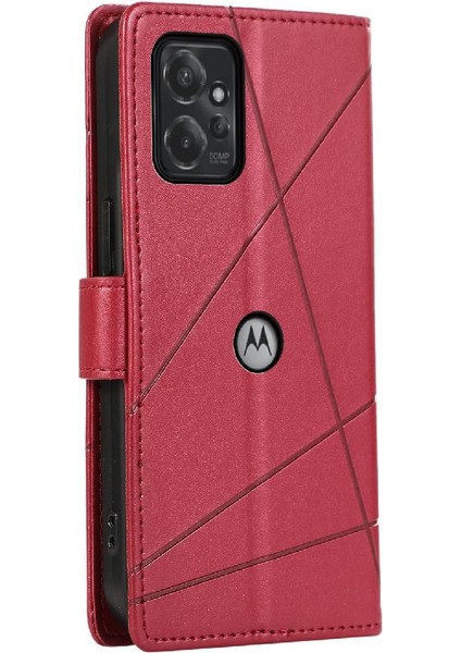 Motorola Moto G Güç 2023 Darbeye Kickstand Üç Kart Için Flip Case (Yurt Dışından)